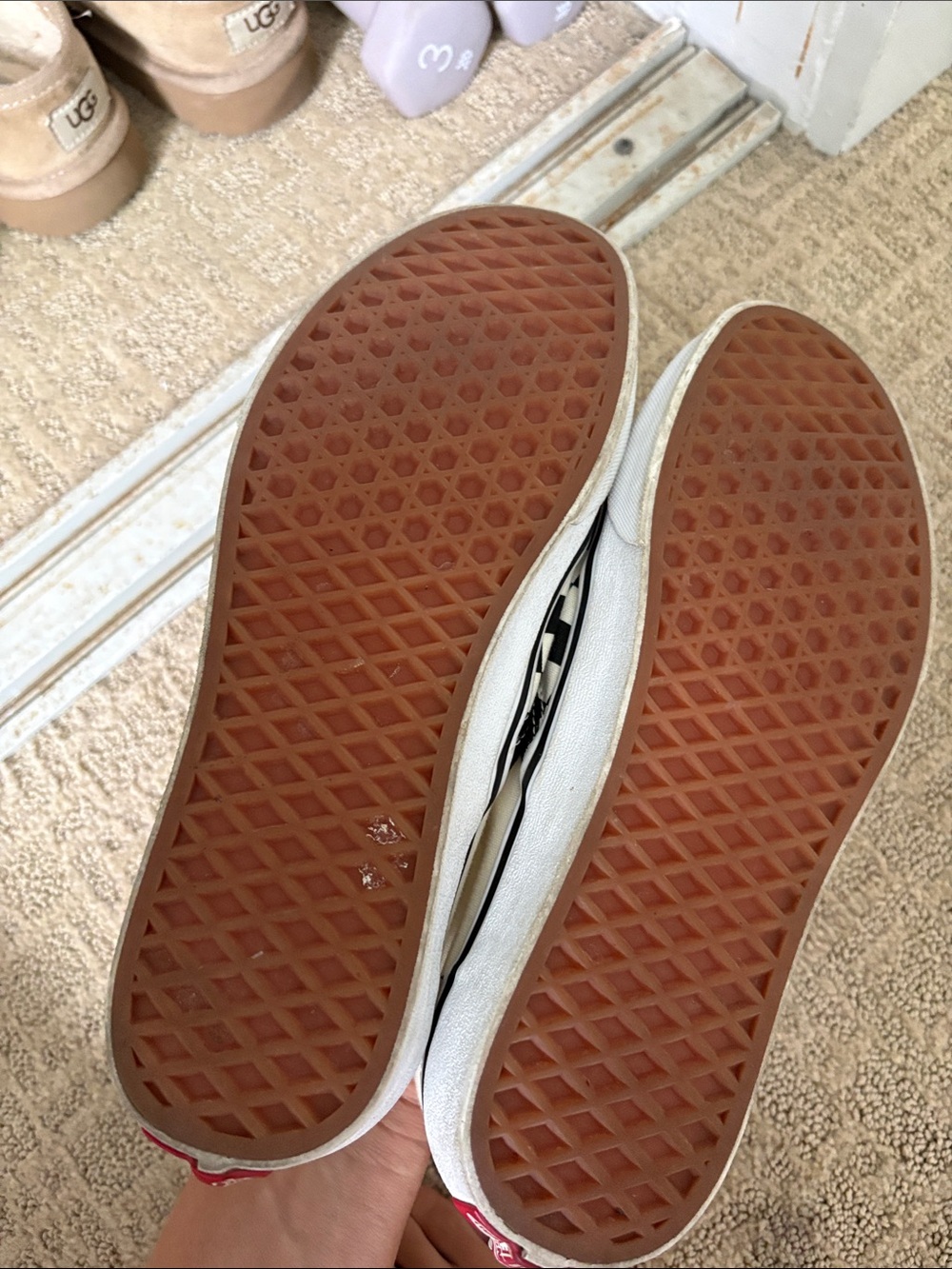 Vans Checkerboard Slip-On Sneakers - Black & White - Picture 3 of 3